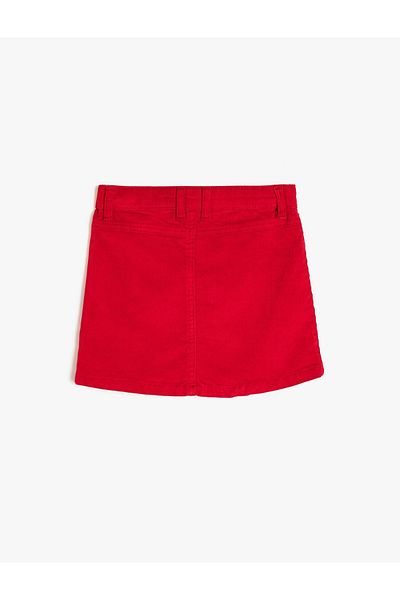vyloo Girl's Short Linen Skirt, April 23 Skirt