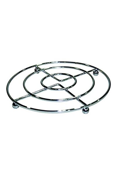 ALMUFARREJ حامل ساخن كبير فضي 19 سنتيمتر