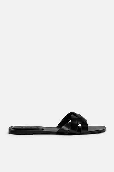 Pull & Bear Flat crossover slider sandals