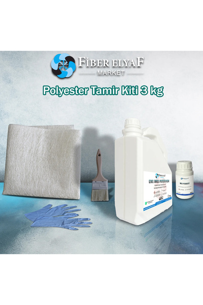 Fiber Elyaf Market Polyester Tamir Kiti 3 Kg