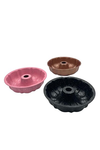 ALMUFARREJ Granite cake pan set 3 pieces multicolored