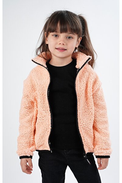 Genel Markalar Kız Çocuk Welsoft Tek Üst Peluş Sweatshirt Hırka Ceket