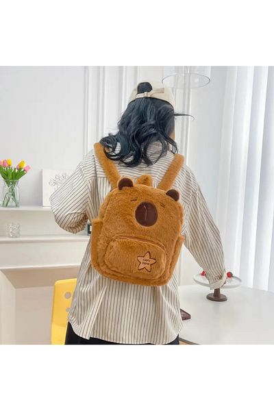 Kawai Capybara Capybara Plush Backpack
