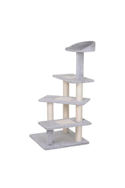 Reyo Maxi Cat Scratching Tower and Playhouse with Pet Stairway
