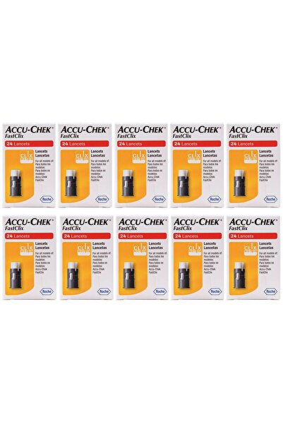 Accu Chek Fastclix Lancet İğne 24'lü X 10 Kutu
