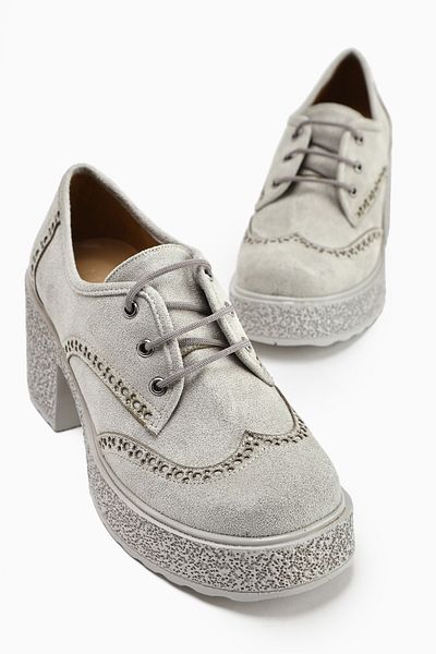 Limoya Pantofi de damă casual Lenie Ice Suede cu detaliu tăiat cu laser