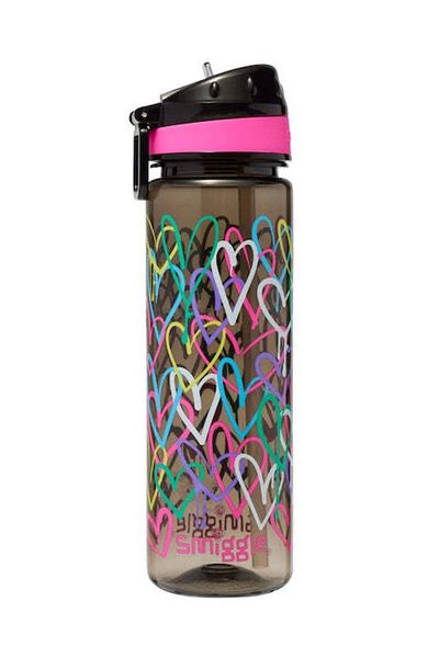 SMIGGLE - I Heart Bpa Free 650 Straw Drinker