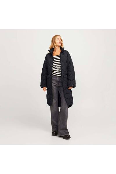 Jack & Jones Sena Quilted Women's Black Coat ( 12258500 -B)