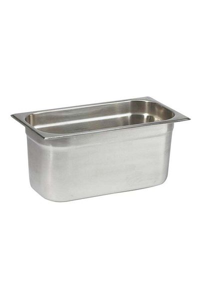 ALMUFARREJ Deep Tray Steel Silver 17.5X32.5X20centimeter