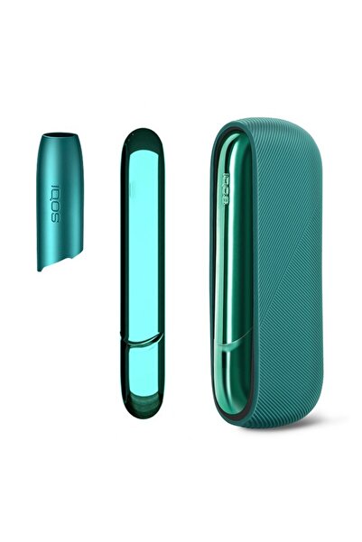 Zigver غطاء علوي لجهاز Iqos مع غطاء جانبي، غطاء خارجي أخضر اللون لجهاز Iqos Duo