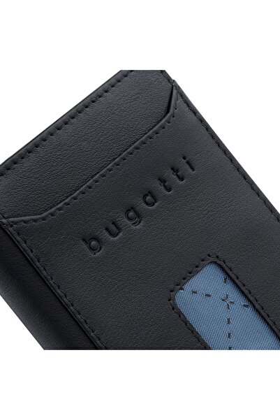 BUGATTI Secure Slim Geldbörse RFID Schutz Leder 8 cm