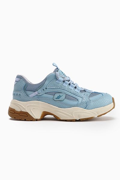 Limoya Pantofi de damă Caisa Blue Textile cu șireturi