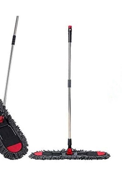 ALMUFARREJ Duster Flat Mop With Cotton Cloth With Handle 50 CM