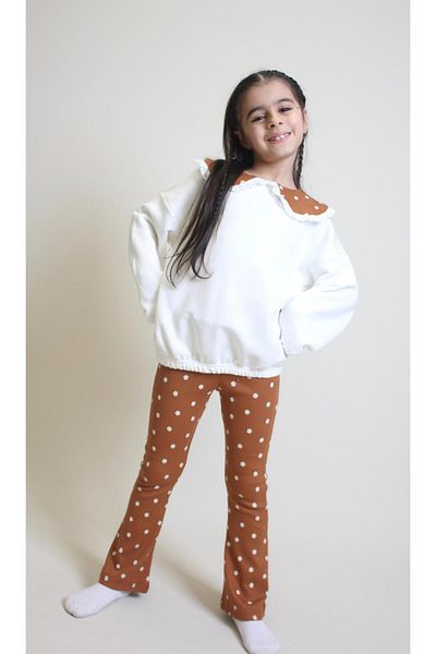 OZZY KİDS Girl's Collar Suit