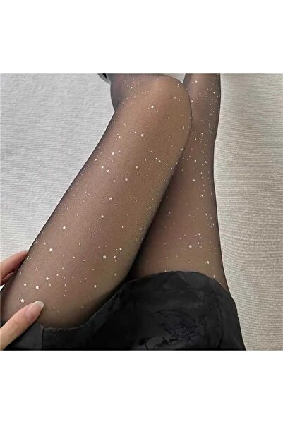 Freya SİMLİ PARILTILI KULOTLU ÇORAP