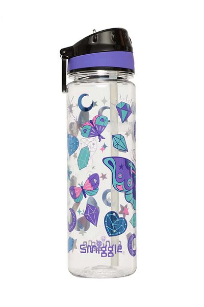 SMIGGLE - Fly High Bpa Free 650ml Straw Drinker