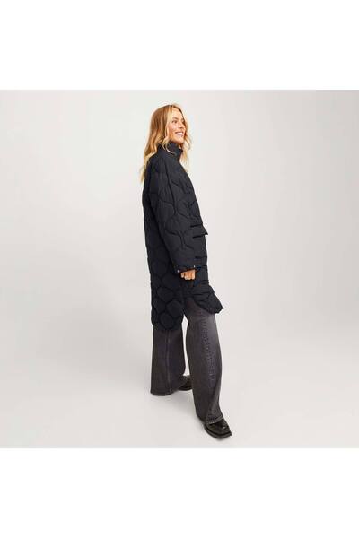 Jack & Jones Sena Quilted Women's Black Coat ( 12258500 -B)