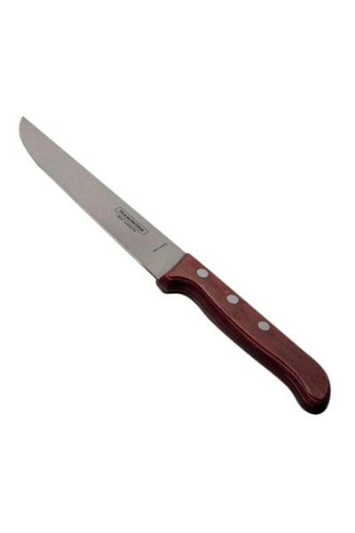 TRAMONTINA Wooden Handle knife Brown/Silver 7inch