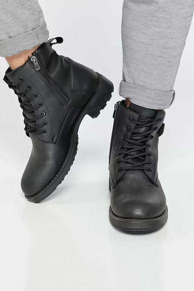 CONTEYNER Ανδρικές μπότες 1521 Μαύρες άνετες Cold Proof