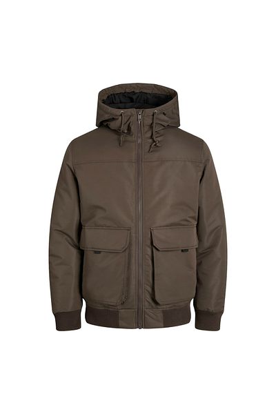 Jack & Jones Ανδρικό καφέ παλτό Construct (12263838-MLC)