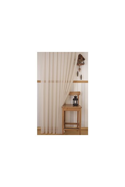 Vivense MASSARELLİ PAMUK DOKULU TÜL BEJ PİLESİZ 150X260