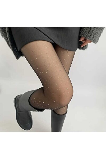 Freya SİMLİ PARILTILI KULOTLU ÇORAP