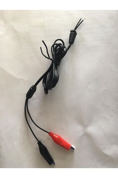 WEKO Yerli Üretim 1.2 Metre Krokodil Uçlu Adaptör Kablo