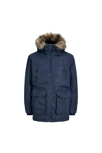 Jack & Jones Ανδρικό παλτό Navy Blue Construct (12258406-NB)