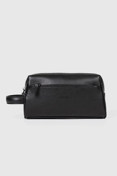 MORCA Black Genuine Leather Hand Portfolio Bag