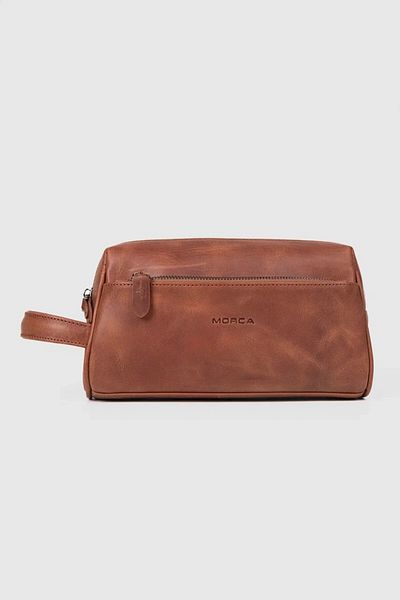 MORCA Tan Color Genuine Leather Hand Portfolio Bag