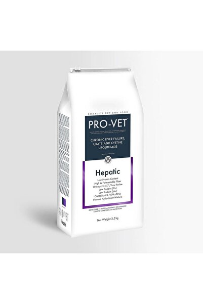 PRO-VET Hepatic Karaciğer Destekleyici Köpek Maması 2,5 Kg