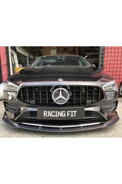 autogp مرسيدس W118 المصد الأمامي السفلي الشفاه 3 قطع مع الأذنين 2021