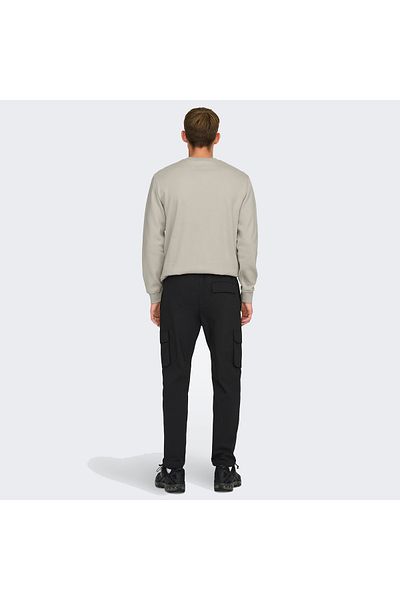 Only & Sons ONSCOMMON CARGO 0182 PANT NOOS Ανδρικό μαύρο φούτερ - 22029759