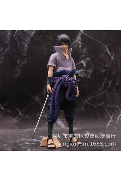 Zigver Naruto Anime Shippuden Figure Uchiha Sasuke Figure Model Toy Collection Doll Gift Birthday