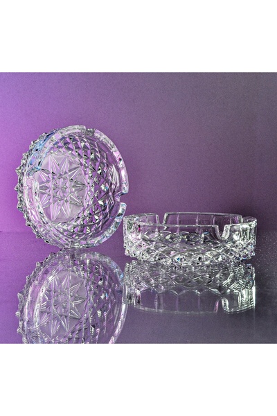 DECOCIA 2'li Astra Kesme Kristal Küllük