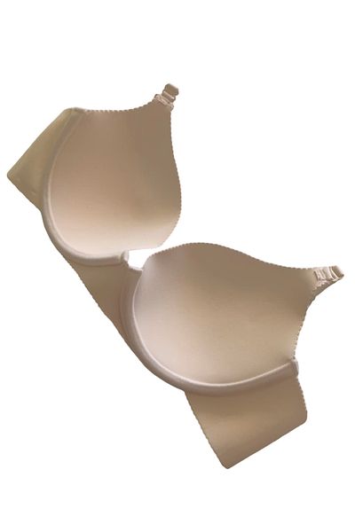 F.K 381 Model Ecru Bra - Underwire, Supportless, and Laser Cut