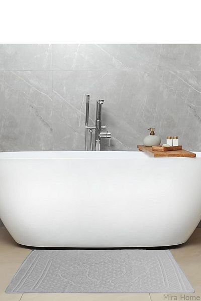 Mira Home Πετσέτα μπάνιου Footprint 100% βαμβακερή μαλακή πετσέτα ποδιών 50x70 cm