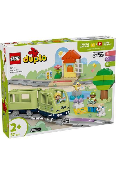 LEGO Set Jucarii LEGO DUPLO® - Tren de aventura interactiv (10427)