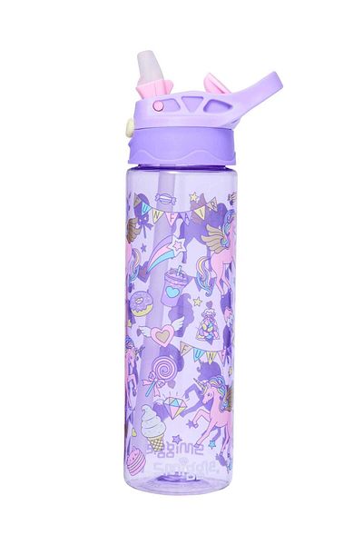 SMIGGLE - Fun Fair 650ml Water Bottle with Straw