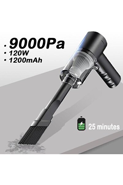 Zigver Araba Ve Ev Kullanımı Usb Şarj Yüksek Güç Güçlü Emiş Taşınabilir El Kü...
