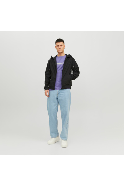 Jack & Jones Ανδρικό μαύρο μπουφάν Basic (12236300-B)
