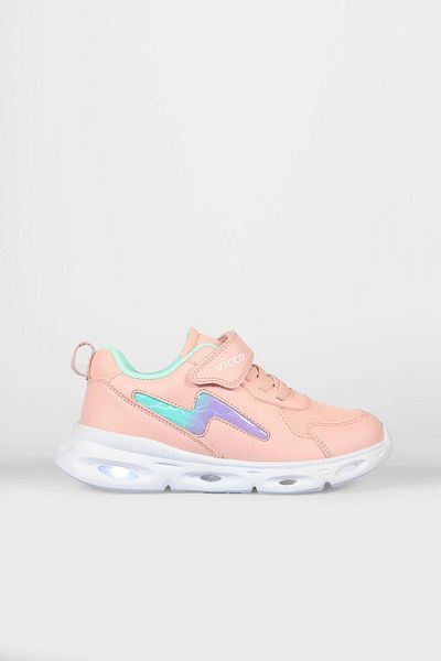 Vicco Fash Lighted Girl's Powder Sneakers