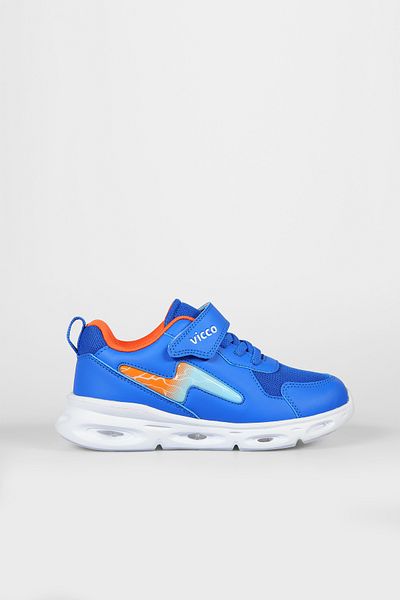 Vicco Fash Lighted Boys' Saks Blue Sneakers