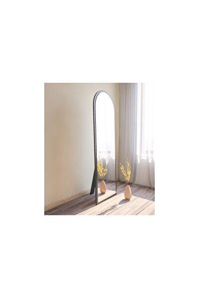 Vivense MONE AYAKLI OVAL BOY AYNASI, SİYAH, 160X50