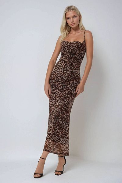 Hiccup Φόρεμα Bodycon Maxi με μοτίβο