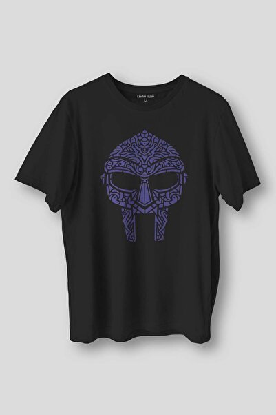 Kendim Seçtim Black T-Shirt Mf Doom Hip Hop Rap Oldschool Printed Tee