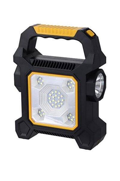 Powermaster JY-258C 3 Kademeli Şarjlı Çok Fonksiyonlu Solar Işıldak
