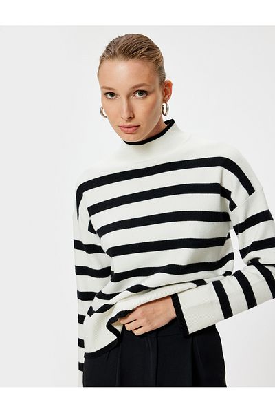 Koton Long Sleeve Turtleneck Knitwear Sweater