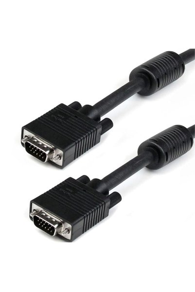 Generic Brand G-538C 15 دبوس 3+6 ذكر/ذكر كابل VGA بطول 10 أمتار