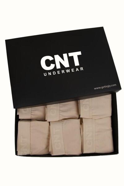 CNT Erkek Boxer Likralı 6'lı Premium Paket